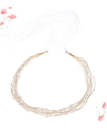 FRCOLOR Party Headband Pearls Headwear Wedding Headband Hair Ribbons for Wedding Hair Band Headband Rhinestone Bridal Headband Rhinestone Headpiece Bride Headpieces for Wedding - Buy Online on GoSupps.com