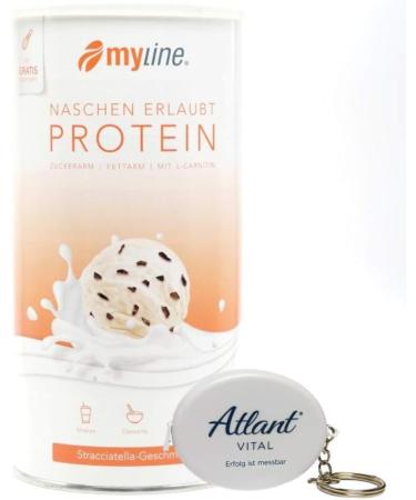 Buy Myline Protein Shake 2-Pack (800g) + AV Measuring Tape + 2 Stracciatella-Vanilla Protein Bars International Shipping Available - Buy Online on GoSupps.com