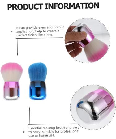 DOITOOL Pro Brush Mushroom Head Stucco Dust Brush Cosmetic Man-made Fibers Woman Professional Makeup Brushes - Buy Online on GoSupps.com