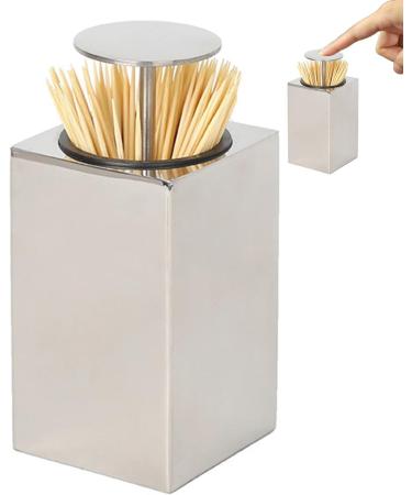 Wobblo Toothpick Holder Donor - Portable Toothpick Tank Dispenser for KTV Caf s Restaurants & Home Storage - Buy Online on GoSupps.com