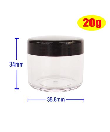 Greatforu 20 Pack 20ml Empty D schen - Versatile Cosmetic Containers for Nail Art Makeup Creams Ointments Powders and Lip Balm - Ideal for DIY Projects - Buy Online on GoSupps.com