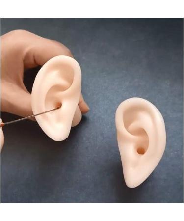 Simulation Silicone Ear Model - Life Size Artificial Ear Model Soft Silicone Ear Model for Teaching - for Ear Picking Practice Studs Earring Display Props left - Buy Online on GoSupps.com