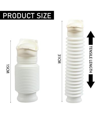 Unisex Urinal Portable Toilet Urinals for Men and Women Urine Bottle Pee Bottles Shrinkable Urinal for Travel Traffic Jam Camping 750ML - Buy Online on GoSupps.com