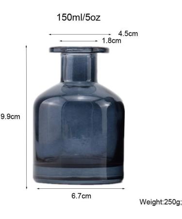 150 ml Empty Glass Diffuser Bottles for Aromatherapy | DIY Fragrance Containers & Replacement Sticks - Buy Online on GoSupps.com