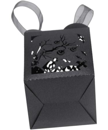 Anneome 50pcs box Black Style Creative Hollow Candy Can Exquisite Container Halloween Branch - Buy Online on GoSupps.com