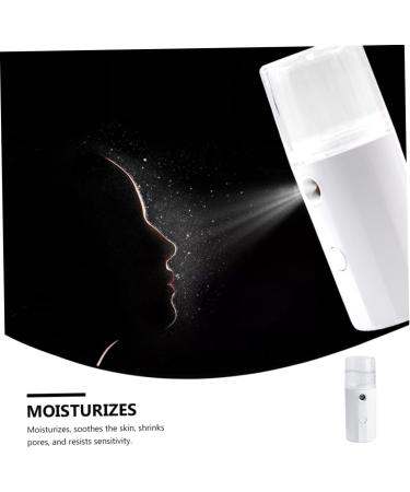  POPETPOP POPETPOP 1Pc Instrument Moisturizing Steam Stove Cloth Steamers Facial Vaporizer Cool Mist Sprayer Face Mister Face Steam Fresh White Abs Humidifier - Buy Online on GoSupps.com
