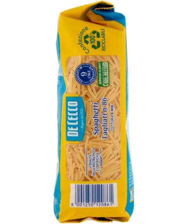  Italian Gourmet E.R. Lot de 6 spaghettis Spaghettini de Cecco 500 g + Polpa Italian Gourmet Polpa 400 g - Buy Online on GoSupps.com
