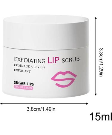  Hongjingda Sugar lip scrub - Natural lip scrub - Moisturizing cream for dry lips - Lip scrub - Moisturizing cream for men and women - Buy Online on GoSupps.com