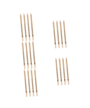 Healeved 20 Pcs Concealer Pen Concealer for Makeup Concealer for Freckle Women Makeup Supplies Wooden White