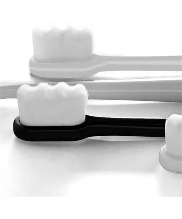 Brevi Nordic-Inspired Nano Toothbrush for Adults - Extra Soft 20 000 Bristles Protect Sensitive Gums & Teeth (Black & White) - Shop Now! - Buy Online on GoSupps.com