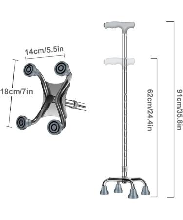 LINYUES Lightweight Aluminum Forearm Crutches Non-Slip Crutches for Adults with Rubber Handles Applicable Height 140-190cm/4.5-6.2ft Fashionable - Buy Online on GoSupps.com