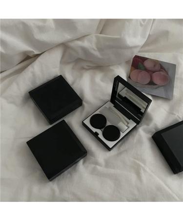 Buy Miedeon Contact Lens Container Set - 4 Travel Cases with Mirror | Mini Accessories for Contact Lenses (Black) - Ideal for Easy International Shipping - Buy Online on GoSupps.com