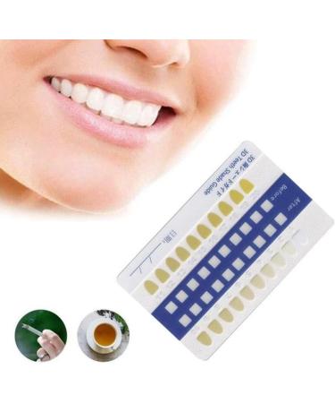 40Pcs Teeth Whitening Shade Guide - Professional Tooth Bleaching Chart for Home & Dental Use - Buy Online on GoSupps.com