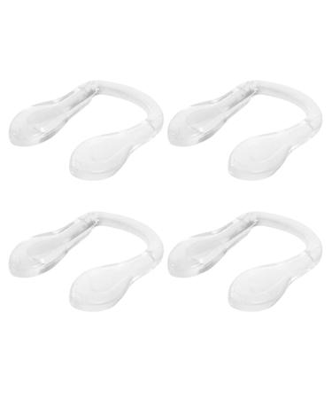 Lurrose 4 pieces of glasses Bridge pad Exchange of nose pads during sunglasses replace glasses pads DIY nasal pieces nose pads for sticking on nasal parts silica angel suite cassette child