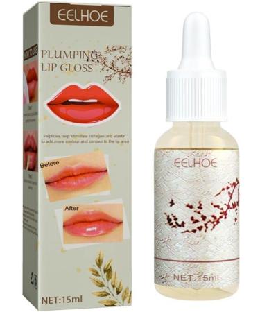 15ML Instant Volumizing Lips Plumper | Repair & Reduce Fine Lines | Long-Lasting Moisturizing Lip Oil Serum - Buy Online on GoSupps.com