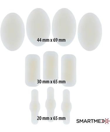 Blister Bandages (10 Assorted) - Waterproof Hydrocolloid Wound Care Patches for Blister Prevention & Protection | International Shipping Available - Buy Online on GoSupps.com