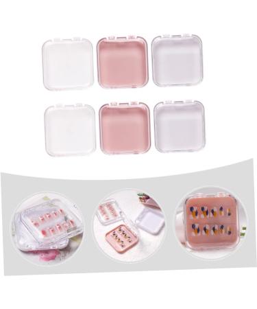 Abaodam 12 Pcs Armor storage box nail storage press on nail packaging nail holder press on nail container decked accessories convenient nail organizer three-dimensional abs decorate - Buy Online on GoSupps.com