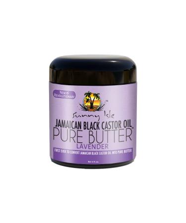 Sunny Isle Jamaican Black Castor Oil Pure Butter Lavender  Brown  4 Fluid Ounce Lavender 4 Fl Oz (Pack of 1) - Buy Online on GoSupps.com
