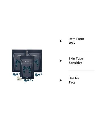 Maxpearl Hard Wax Beads 300g - Hair Removal Wax Beans for Brazilian Bikini Face Eyebrows Arms Legs - Pack of 3 - Buy Online on GoSupps.com