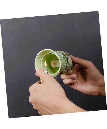 Shop Healvian Moxibustion Pot - Smoke-Free Moxa Stick Extender Holder | Ceramic Moxa Box (12.5x7cm 2PCs) for Relaxation & Massage - Buy Online on GoSupps.com