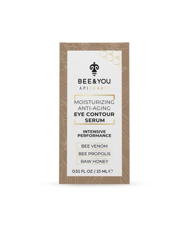 BEE and YOU Eye Cream - 100% Natural Anti-Aging & Anti-Wrinkle Serum with Bee Venom & Hyaluronic Acid | Dark Circles & Puffiness Treatment | 15ml - Buy Online on GoSupps.com
