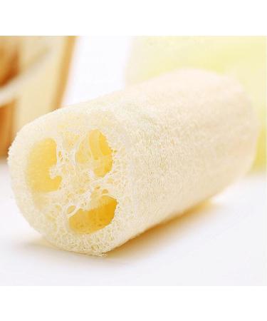 4 Count Loofah Exfoliating Body Scrubber - Natural Egyptian Shower Sponge for Women & Men | Perfect for Clean Skin Care & Spa Bath - Buy Online on GoSupps.com