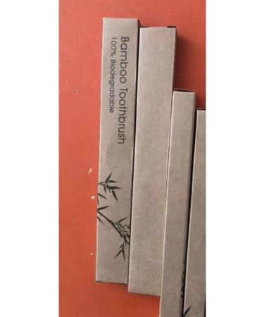 SOLUSTRE 4 Pack Bamboo Toothbrushes - Eco-Friendly Travel Toothbrushes for Sustainable Oral Care - Buy Online on GoSupps.com