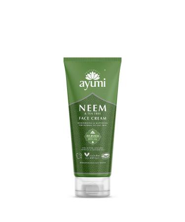 Ayumi Neem & Tea Tree Face Cream. Vegan, Cruelty-Free, Dermatologically-Tested, 1 x 100ml