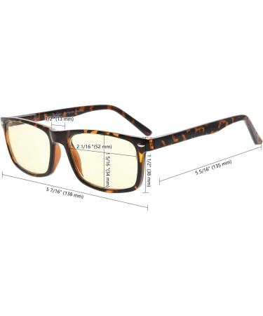 Eyekepper Blue Light Filter Computer Glasses for Men & Women - Tortoise Green Frame - Anti-Glare Eyewear - Buy Online on GoSupps.com