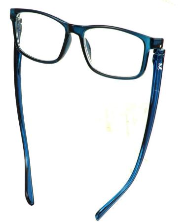 BUNNY EYEZ Readers JACOB - Stylish Dark Navy Blue Reading Glasses with Tiltable & Flippable Frame | 2.5 Diopters | Shop Internationally - Buy Online on GoSupps.com