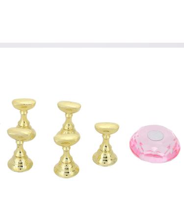 LANTRO JS Nail Holder for Perfect Nail Art - Crystal Base Holder False Nail Tip Practice Stand - Buy Online on GoSupps.com