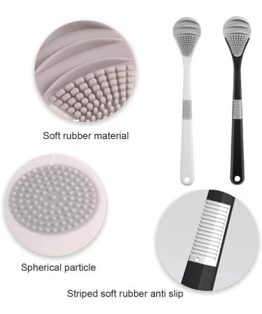 4-Piece Tongue Cleaner Set | Double-Sided Tongue Scraper & Brush - Soft & Effective Tongue Cleaning - Buy Online on GoSupps.com
