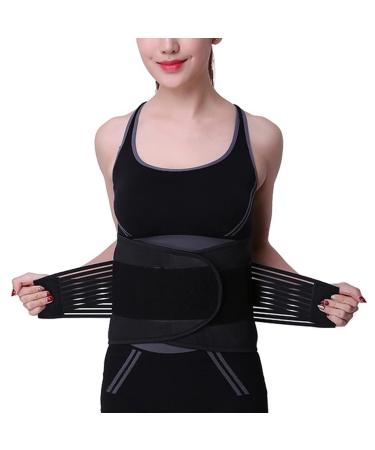 Back belt back support belt - breathable back ribbon men and women back support lumbar support belt for lower back at Ischias (size: XL)
