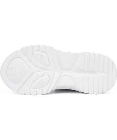 DVTENI Unisex Kids Antiskid Tennis Sneakers - White Outdoor Running Shoes - Buy Online on GoSupps.com