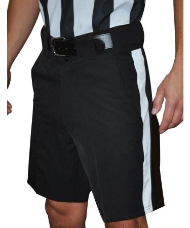 Smitty | FBS-181 | Football Shorts | 9" Inseam | 1.25" White Stripe | Premium Knit Polyester Fabric | Elite Quality 40