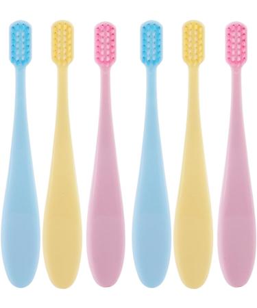 Minkissy 12-Part Set Toothbrush for Children - Soft Bristles Maternity & Travel Family Pack Tongue Scraper Included - Buy Online on GoSupps.com