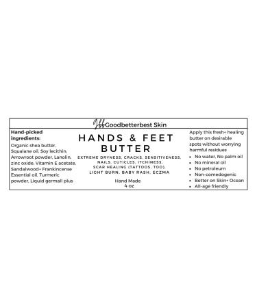 Ultimate Foot Cream & Mask - Organic Shea Butter Vitamin E Zinc - For Extreme Dryness Cracks & Baby Rash - Non-Greasy & Non-Comedogenic - 4oz - Buy Online on GoSupps.com