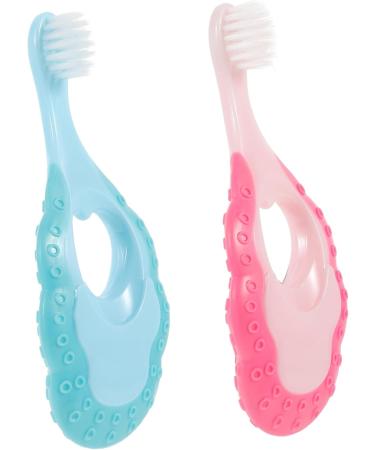 FRCOLOR 8 Pcs Baby Toothbrush Set - Hard Hat Cap Liner Manual Infants Brush for Travel - Safe & Portable Children's Products - Buy Online on GoSupps.com