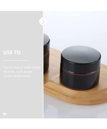 Beaupretty Travel Container Clear Jar 6 Sets 20g Empty Glass Cream Jar Bottle Vials Portable Cosmetic Container Travel Pot with Screw Cap Lids for Creams Toners Lip Balms Travel Container Clear Jar - Buy Online on GoSupps.com