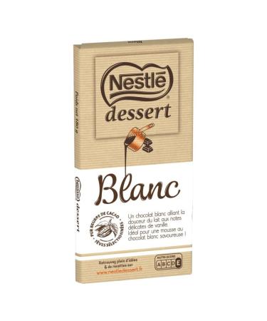 Epicerie sucr e NESTL - White Dessert 180g - Pack of 4 - Sold in Packs
