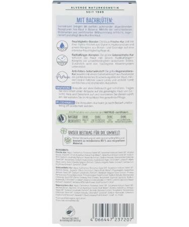  Alverde Alverde Natural Cosmetics Set of 2 Bach Flower 7 Day Facial Care Bottles (2 x 7 ml) + Gua Sha Facial Massager - Buy Online on GoSupps.com