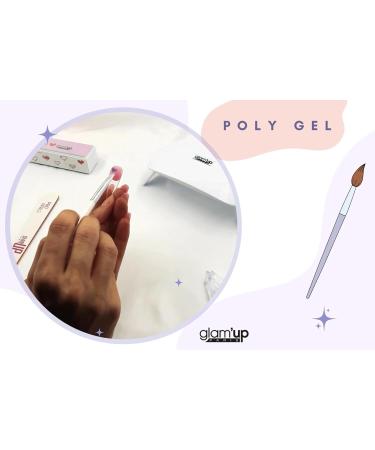 Glam'Up Paris Semi-Permanent Poly Gel Extension Tube UV Nail Builder Gel Art Design for Nails Easy to Use Long Lastin - Buy Online on GoSupps.com