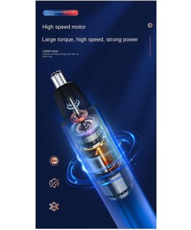 Kochenty Electric Nose Hair Trimmer for Men USB Rechargeable Ear Trimmer Portable Nose Hair Shaver Water Safe Cleaning - Buy Online on GoSupps.com