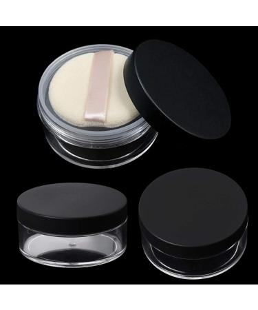 JAGETRADE 50g Plastic Empty Loose Powder Tin with Sieve - Perfect Cosmetic Jar for Makeup Storage | Buy Internationally - Buy Online on GoSupps.com