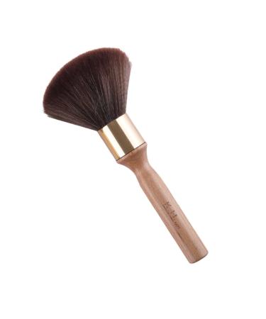 1stk cleaning brush Dachsbrush Bart Glading Brush men's shaving brush Short beard brush Powder brushes for the face dust frond Men suit blushing brush nylon wool man powdery 24x5cm coffee