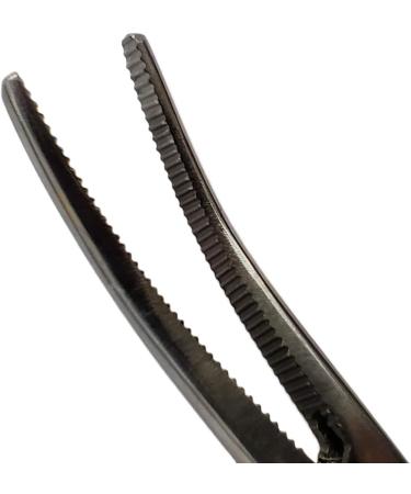 12cm CSF Curved Stainless Steel Pet Groomers Scissor Style Pet Ear Locking Forceps Aka Hemostatic Tweezers Good Strong Animal Care Dog/Cat Groomers Tool Sandbros - Buy Online on GoSupps.com