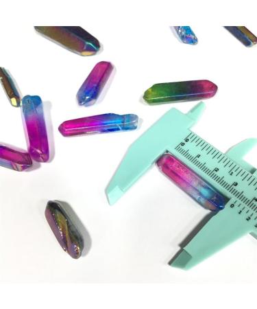 Natural Polished raw Crystals Stones Aura Quartz Wand Points Specimen for Decoration - (Color: About 3-5cm Size: 10 pcs) - Buy Online on GoSupps.com