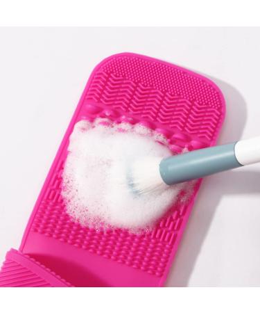 FOMIYES Makeup Brush Cleaning Mat - Essential Tool for Easy Makeup Scrubbing & Organizer | Eco-Friendly Cosmetic Remover Pads - Buy Online on GoSupps.com