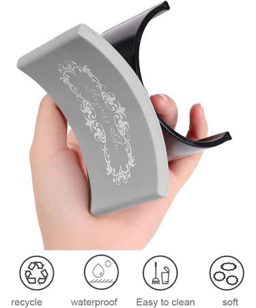 Hand Pillow Rest Holder | Portable U-Shaped Pad for Manicure | Professional Nail Art Accessory (Black - Buy Online on GoSupps.com