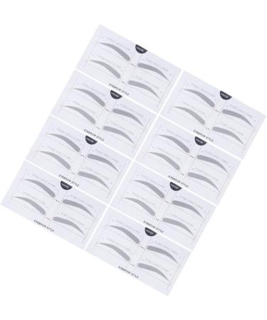 Outanaya 2 Eyebrow Card Eyebrow Template Easy Eyebrow Stencil Makeup Kit Simple Card A607 - Buy Online on GoSupps.com